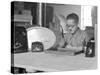 Blind Craftsman 1930s-null-Stretched Canvas