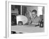 Blind Craftsman 1930s-null-Framed Photographic Print