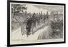 Blind Cyclists on their Way from London to Derby-Charles Joseph Staniland-Framed Giclee Print