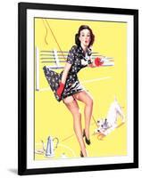 Blind Date Pin-Up 1940s-Gil Elvgren-Framed Art Print