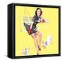 Blind Date Pin-Up 1940s-Gil Elvgren-Framed Stretched Canvas