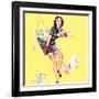 Blind Date Pin-Up 1940s-Gil Elvgren-Framed Art Print