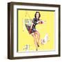 Blind Date Pin-Up 1940s-Gil Elvgren-Framed Art Print