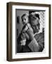 Blind Doctor Albert A. Nast Holding Ear to Back of 3 Month Old Instead of Using a Stethoscope-Thomas D. Mcavoy-Framed Photographic Print