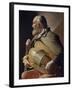 Blind Hurdy-Gurdy Player, 1610-1630-Georges de La Tour-Framed Giclee Print