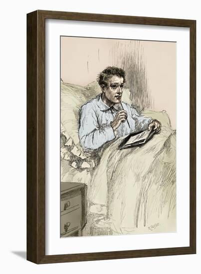 Blind Love, by Wilkie Collins-Amedee Forestier-Framed Giclee Print