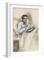 Blind Love, by Wilkie Collins-Amedee Forestier-Framed Giclee Print