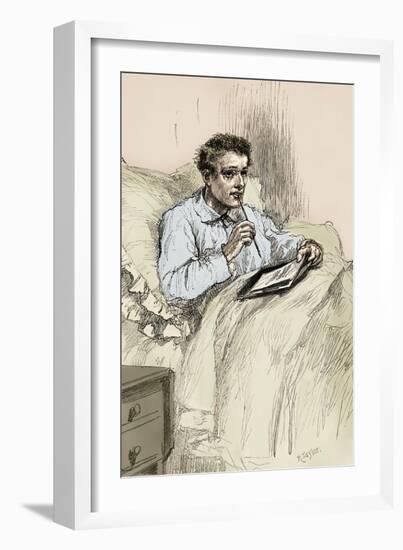 Blind Love, by Wilkie Collins-Amedee Forestier-Framed Giclee Print