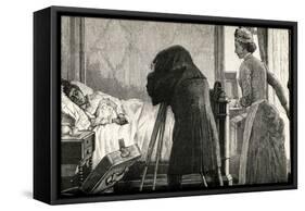 Blind Love, by Wilkie Collins-Amedee Forestier-Framed Stretched Canvas