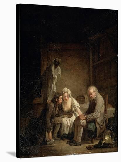 Blind Man Deceived, C1755-Jean-Baptiste Greuze-Stretched Canvas