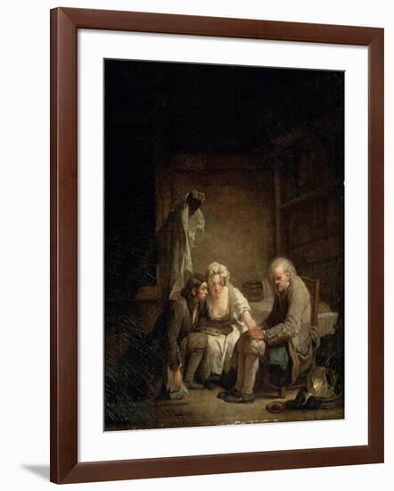 Blind Man Deceived, C1755-Jean-Baptiste Greuze-Framed Giclee Print