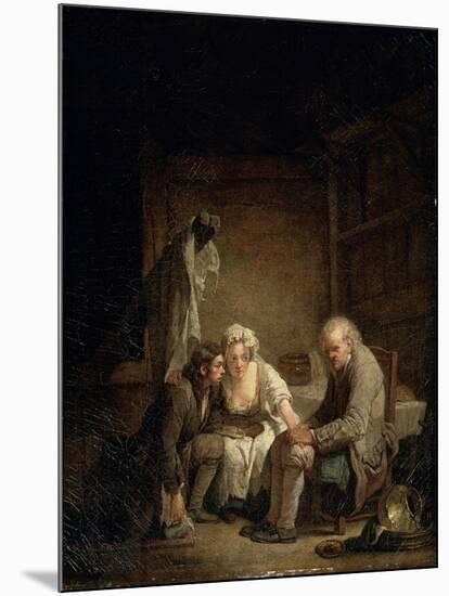 Blind Man Deceived, C1755-Jean-Baptiste Greuze-Mounted Giclee Print