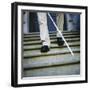 Blind Man Descending Stairs-Cristina-Framed Premium Photographic Print
