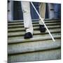 Blind Man Descending Stairs-Cristina-Mounted Photographic Print