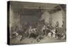 "Blind-Man's Bluff" (Le Colin-Maillard) by Raimbach-David Wilkie-Stretched Canvas
