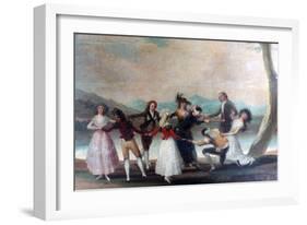 Blind Man's Buff, 1788-1789-Francisco de Goya-Framed Giclee Print