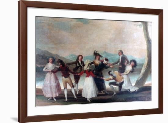 Blind Man's Buff, 1788-1789-Francisco de Goya-Framed Giclee Print