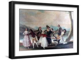 Blind Man's Buff, 1788-1789-Francisco de Goya-Framed Premium Giclee Print