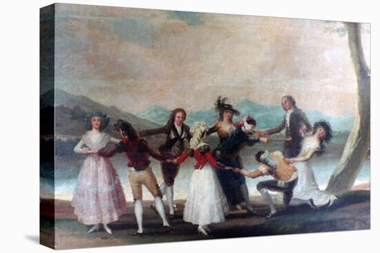 Blind Man's Buff, 1788-1789-Francisco de Goya-Stretched Canvas