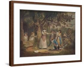 Blind Man's Buff, 1788, (1917)-William Ward-Framed Giclee Print