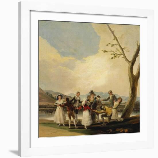 Blind Man's Buff. 1788-Francisco de Goya-Framed Giclee Print