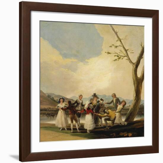 Blind Man's Buff. 1788-Francisco de Goya-Framed Giclee Print