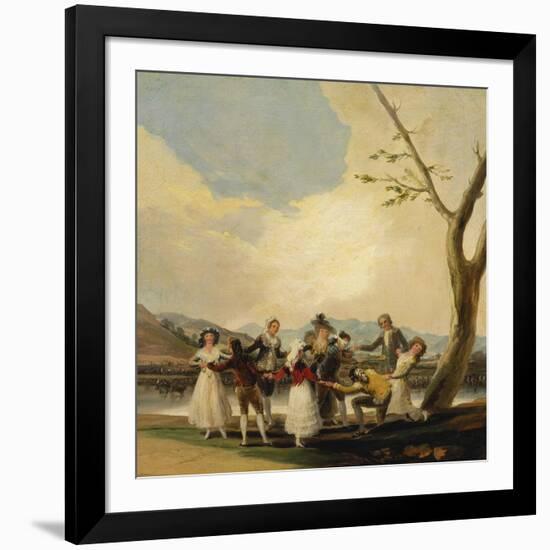 Blind Man's Buff. 1788-Francisco de Goya-Framed Giclee Print