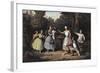 Blind Man's Buff-Currier & Ives-Framed Giclee Print