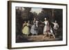 Blind Man's Buff-Currier & Ives-Framed Giclee Print