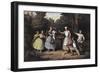 Blind Man's Buff-Currier & Ives-Framed Giclee Print