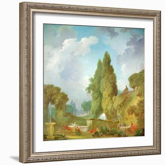 Blind Man's Buff-Jean-Honoré Fragonard-Framed Giclee Print