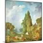 Blind Man's Buff-Jean-Honoré Fragonard-Mounted Giclee Print