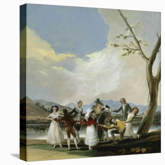 Blind Mans Buff, 1787-Francisco de Goya y Lucientes-Stretched Canvas