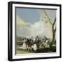 Blind Mans Buff, 1787-Francisco de Goya y Lucientes-Framed Giclee Print