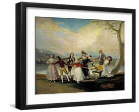 Blind Mans Buff, 1787-Francisco de Goya y Lucientes-Framed Giclee Print