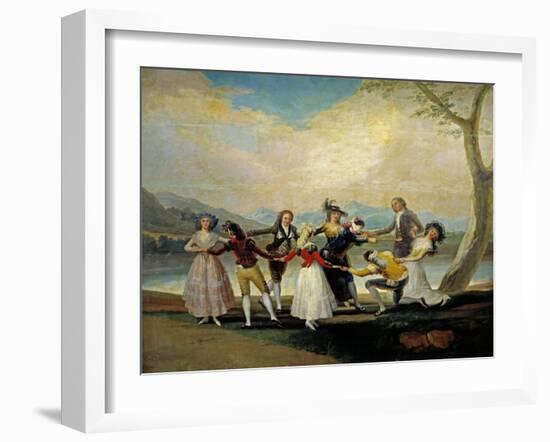 Blind Mans Buff, 1787-Francisco de Goya y Lucientes-Framed Giclee Print