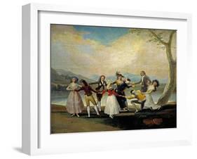 Blind Mans Buff, 1787-Francisco de Goya y Lucientes-Framed Giclee Print