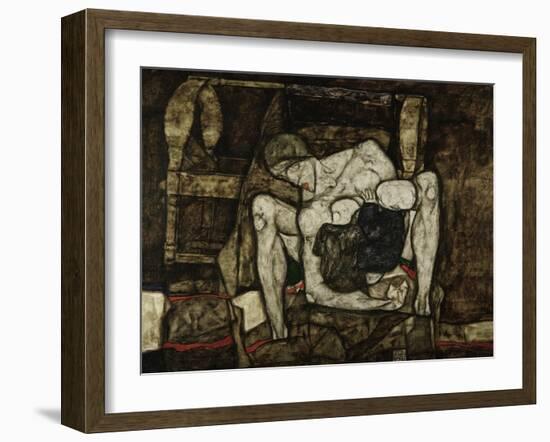 Blind Mother or the Mother, 1914-Egon Schiele-Framed Giclee Print