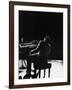 Blind Singer and Jazz Pianist Ray Charles Performing in Concert at Carnegie Hall-Bill Ray-Framed Premium Photographic Print