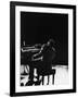 Blind Singer and Jazz Pianist Ray Charles Performing in Concert at Carnegie Hall-Bill Ray-Framed Premium Photographic Print