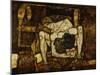 Blinde Mutter Blind mother. Oil on canvas (1914) 99 x 120 cm L 247 .-Egon Schiele-Mounted Giclee Print