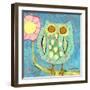 Blinded by the Light Owl-Wyanne-Framed Giclee Print