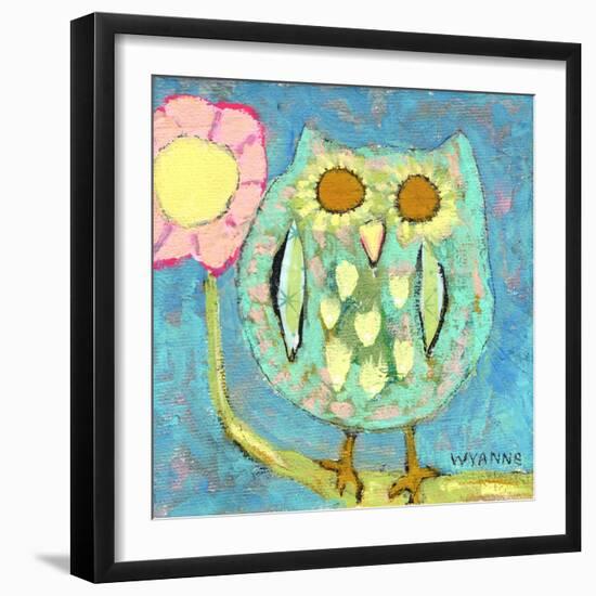 Blinded by the Light Owl-Wyanne-Framed Giclee Print