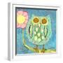 Blinded by the Light Owl-Wyanne-Framed Giclee Print