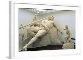 Blinding of Polyphemus or Polyphemos Group-Greek-Framed Photographic Print