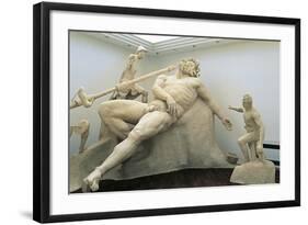 Blinding of Polyphemus or Polyphemos Group-Greek-Framed Photographic Print