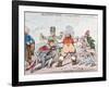 Blindman's Buff, or Too Many for John Bull, Published by Hannah Humphrey in 1795-James Gillray-Framed Giclee Print
