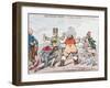 Blindman's Buff, or Too Many for John Bull, Published by Hannah Humphrey in 1795-James Gillray-Framed Giclee Print