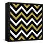 Bling Chevron-Tina Lavoie-Framed Stretched Canvas