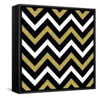 Bling Chevron-Tina Lavoie-Framed Stretched Canvas